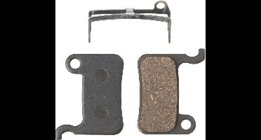 M-Wave Organische schijfremblokken - Shimano compatibel - Per paar - Kleurloos - Voor fatbikes