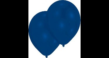 Amscan Ballonnen Donkerblauw 10 Stuks 28 Cm