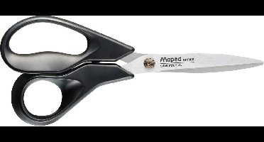 Advanced Green schaar 18 cm - asymmetrisch - zwart