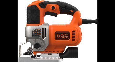 BLACK+DECKER 650W Pendeldecoupeerzaag, koffer - BES610K-QS