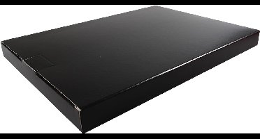 SendProof® Brievenbusdoos, A4, Karton, 250x350x28mm, zwart, 25 stuks
