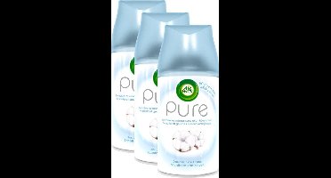 Air Wick Freshmatic Automatische Spray Luchtverfrisser - Pure Zachtheid van Katoen Navulling - 3 Stuks - Voordeelverpakking