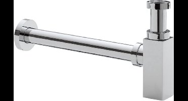 Wiesbaden Star Luxe Bekersifon Vierkant 11/4 chroom