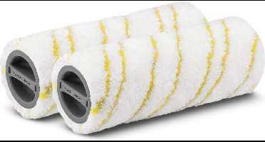 Kärcher Set van 2 microvezelrollen GEEL voor Floor Cleaner FC 3 en FC 5