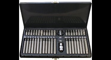 HBM 40 Delige Inbus Torx en Veeltand Bitset