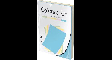 Coloraction Rainbow gekleurd kopieerpapier A4 80 gram assorti Pastel kleuren 250 vel