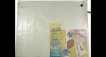 EXXO-HFP A2 Opbergtas Handy; Multi-Purpose; Rits wit; 5 stuk