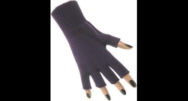 Vingerloze handschoen paars