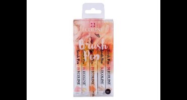Ecoline Brush Pen set Beige Roze | 5 kleuren