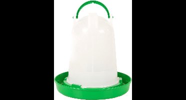 Flamingo - Vogel Drinkklok Twist - Kip, kuiken, kwartel, vogel - Groen - 1 liter - 17 x 17 x 17.5 cm