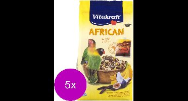Vitakraft African Agapornidenvoer - Vogelvoer - 5 x 750 g
