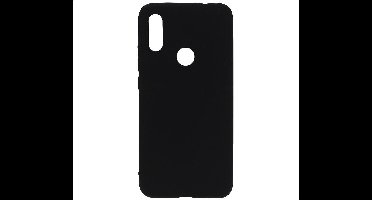 Shop4 - Geschikt voor Xiaomi Redmi 7 Hoesje - Zachte Back Case Mat Zwart