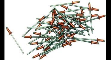 Gesipa 1433472 Standaard blindklinknagel - Platbolkop - Open - AL/ST - 3,0 x 12mm (500st)