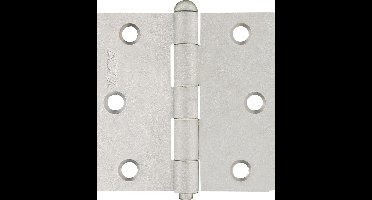 Scharnier - RVS geborsteld - RVS - AXA - AXA Smal1103 rechte hoek 76x76mm RVS