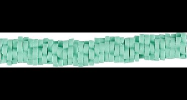 Klei kralen, d: 5-6 mm, gatgrootte 2 mm, groen, 175stuks