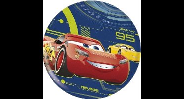 Disney Cars 3 Bord Melamine 20 Cm Blauw/rood