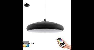 EGLO Connect Riodeva-C - Hanglamp - Wit en gekleurd licht - Ø445 - Zwart - Wit