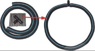 AquaForte Professionele ringbeluchter Ø750mm 19mm tule