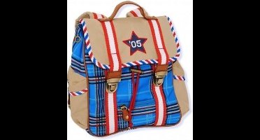 LIEF! Post Package Rugzak - 23.7x21.4x9 cm - Kobaltblauw