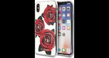 iPhone Xs/X hoesje - Guess - Rood - TPU