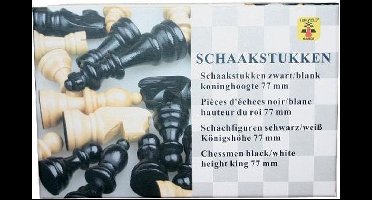 Schaakstukken in doosje 77mm