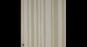 Dutch Wallcoverings Strepen - Beige/wit