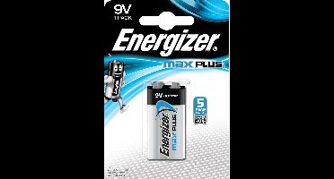 Energizer Max Plus – 9V – 1 stuks