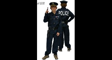 Politie jongen met kepie - Maat 152