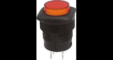 DRUKSCHAKELAAR OFF-(ON) ORANJE LED VERLICHTING (R1394B/A)