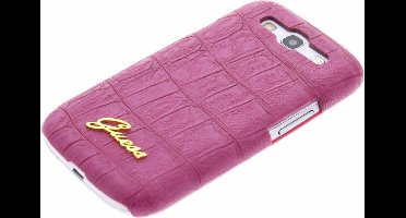 Guess Crocodile Samsung Galaxy S3 Hardcase Matte Pink