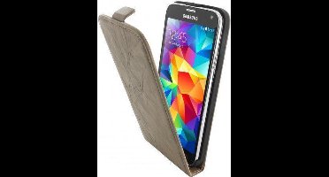 Mobiparts Vintage Flip Case Samsung Galaxy S5 Creme
