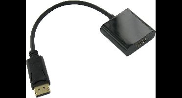 Dolphix - Displayport naar HDMI adapter - Zwart - Displayport Male naar HDMI Female