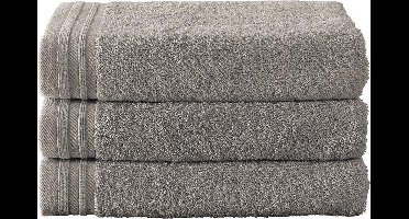 De Witte Lietaer Handdoeken Imagine Taupe 50 x 100 cm - 3 stuks - Katoen