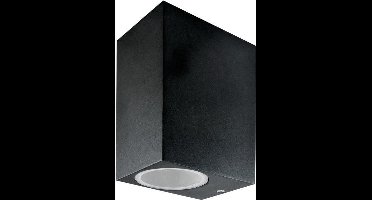 Tuin Lamp Boston Zwart Vierkant - 2x GU10 - Long