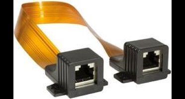 LogiLink NP0099 tussenstuk voor kabels RJ-45 Zwart