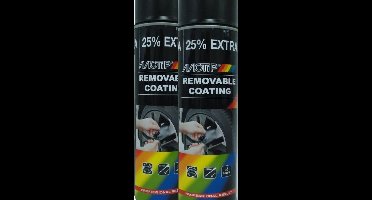 Motip verwijderbare lak zwart mat Voordeelpakket 6 X 500ml