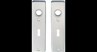 HOPPE Kortschilden 165 x 43 mm F1 sleutelgat 56 mm alu.