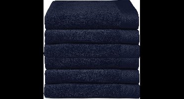 Seahorse Pure - Badhanddoek - Indigo - 60x110 cm - Set van 6