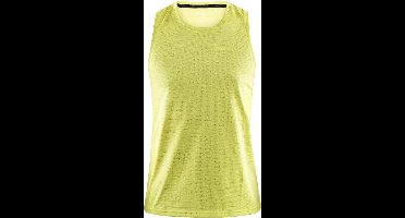 Craft Eaze Singlet M Sportshirt Heren - P Camo Lime