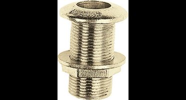 Talamex messing rechte Huiddoorvoer ¾" x 47mm