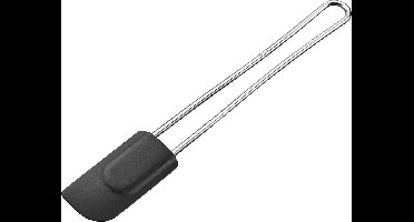 GEFU Deegschraper CREMOSO - 25cm -zwart - siliconen