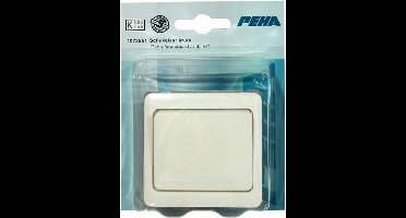 PEHA enkele wipschakelaar, standaard kruis inbouw | WIT