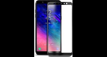 Screenprotector geschikt voor Samsung A6 2018 - Full Screen Protector Glas