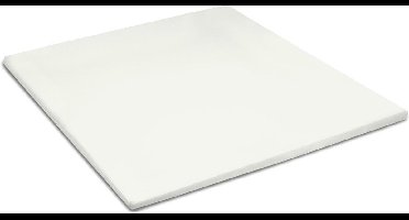 Cinderella Sundays Hoeslaken - Topper - 100% Katoen-Satijn - 1 Persoons - 90x210 cm - tot 15 cm  - Ivoor