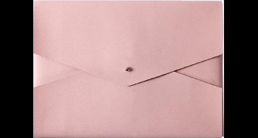 Shop4 - Geschikt voor 13 inch Laptop Hoes - Sleeve Envelop Licht Roze