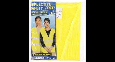 Geel veiligheidsvest voor volwassenen