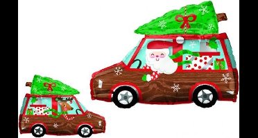 Junior Shape Holiday Station Wagon Foil Balloon S50 packed 50 x 38cm