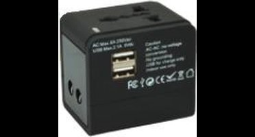 Port Designs World Travel Adapter 2 USB