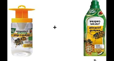 Professionele wespenval + wespenlokstof 1L (biologisch en ongevaarlijk!)