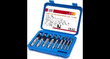 HBM 9 Delige Holpijpset 2,5 – 10 mm.